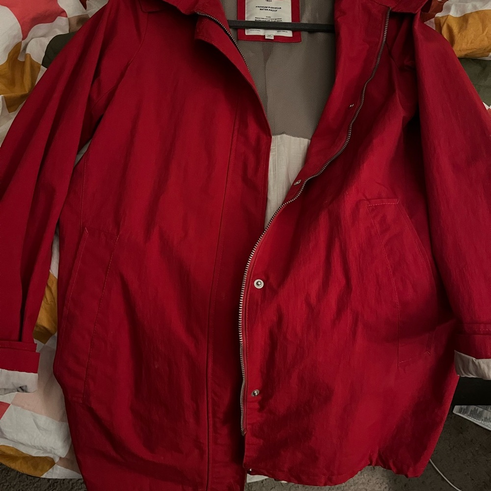 Hunter Red Rain jacket
